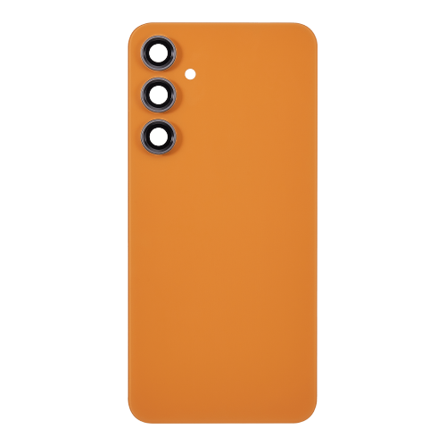 Back Cover with Camera Lens Compatible for Samsung Galaxy S23 FE 5G - Tangerine